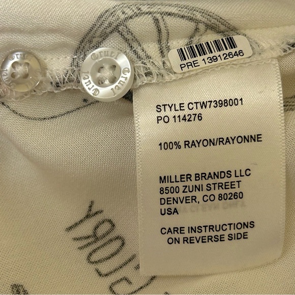 Cruel Shirt Women Medium *no Tag* Bull Western Cowgirl Horse America USA‎ FLAG - Picture 10 of 15